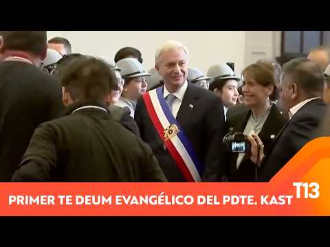 President Kast attended his first Evangelical Te Deum