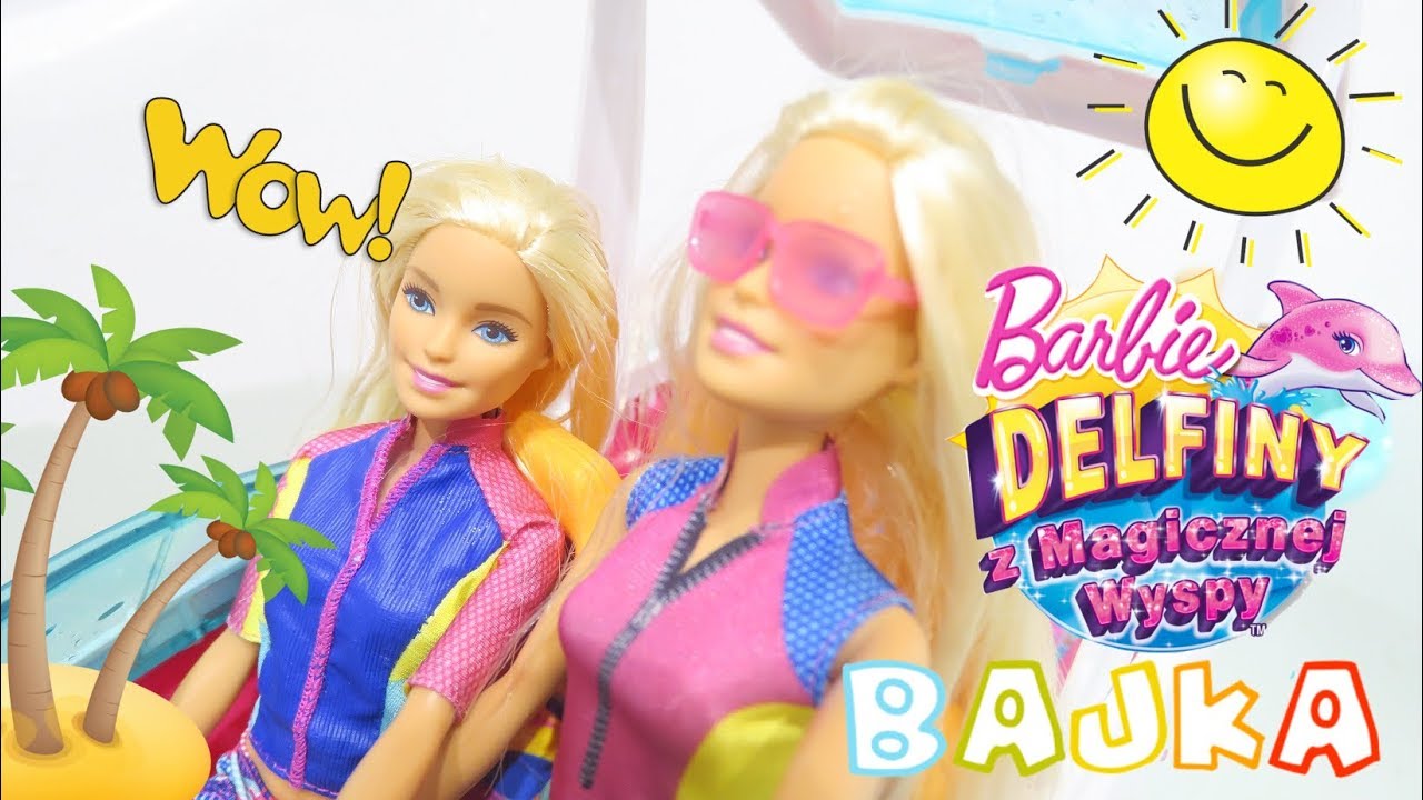 Barbie i Delfiny z Magicznej Wyspy Bajka po Polsku - YouTube