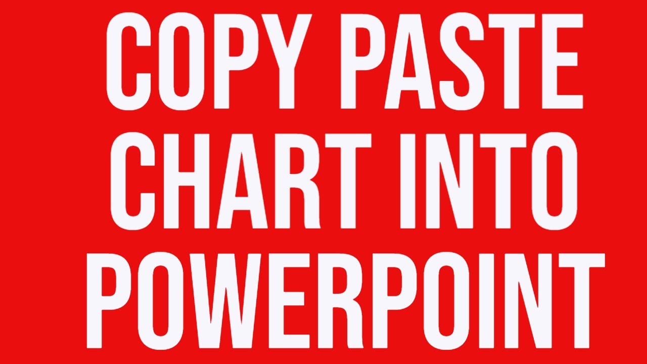 Copy And Paste Chart