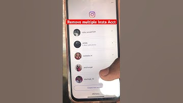 How to remove Instagram multiple Login Account | Delete multiple account from Instagram #shorts