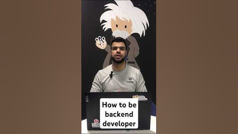 How to be a back end developer🤔 #backend #youcode #developer