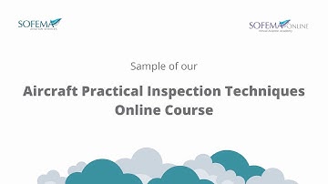 Sneak peek of Aircraft Inspection Techniques (Recurrent) online training with voiceover
