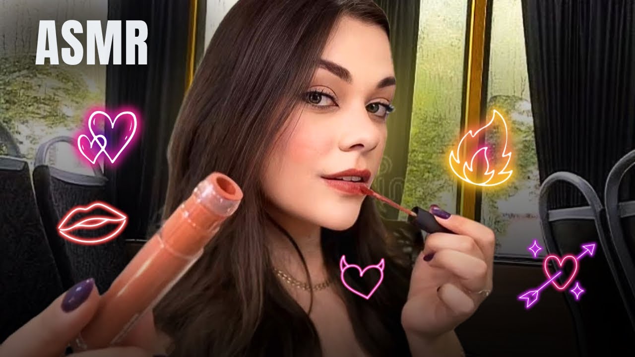 A MENINA OBCECADA POR VOCÊ FAZ SUA MAQUIAGEM NO ÔNIBUS