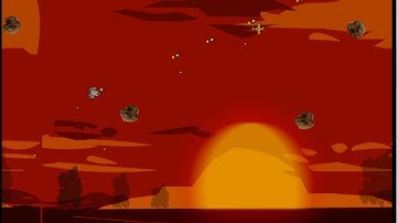 How to make Flying Rocket against Asteroid in Game Maker