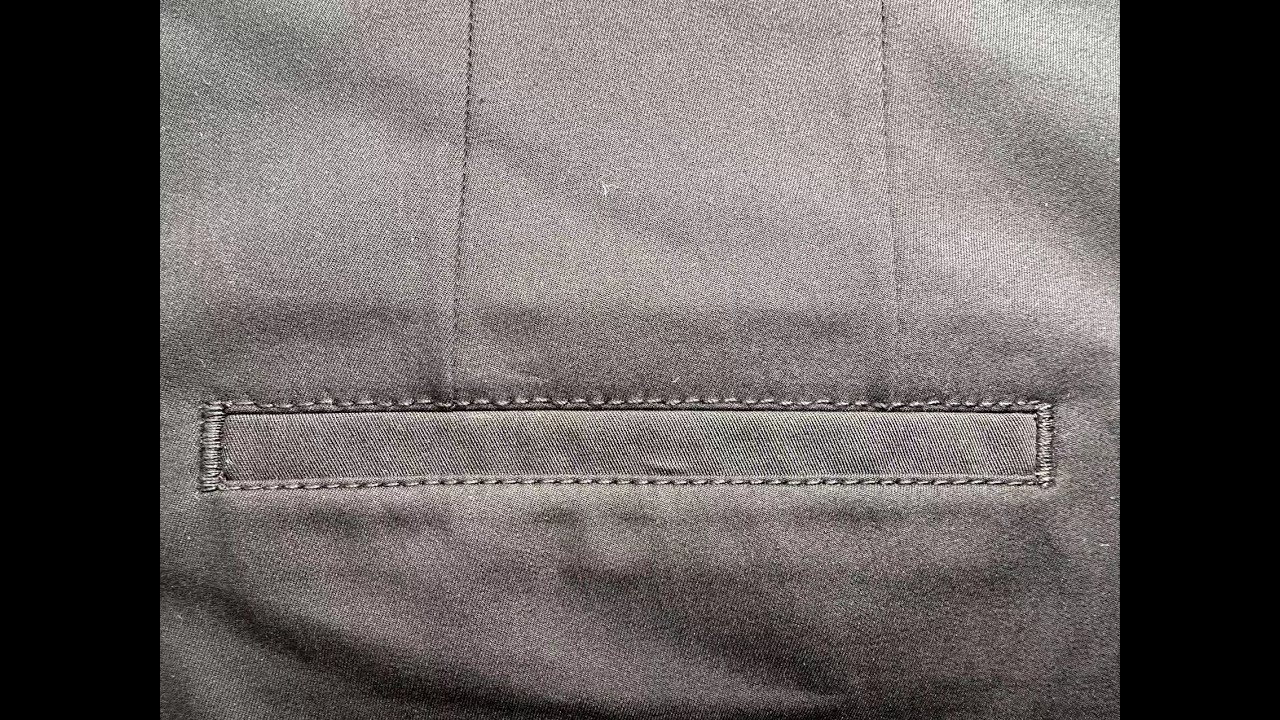 Welted Chest Pocket for Every Occasion