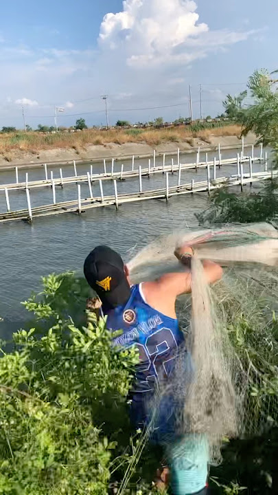 Ang laki pa nmn nun 🙀🐟 #viral #fishing #castnet