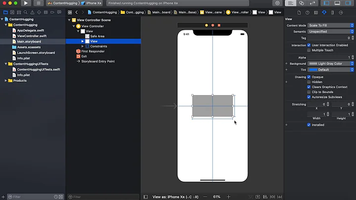 iOS UILabel, Content Hugging Priority, Content Compression Resistance Priority