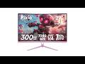 Review Pixio PXC279 Wave Pink 27 Inch 300Hz Curved Gaming Monitor FHD 1ms HDR