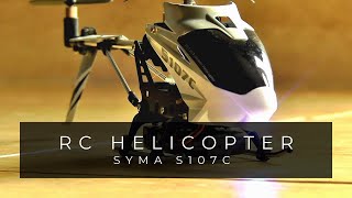 Infrared RC helicopter with built in camera / Test Footage