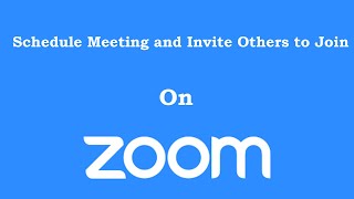 How to schedule zoom meeting and invite others join video call screen
sharing1. sign in the web portal.2. click meetings, a...