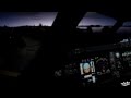 [X-Plane 10] A380 cockpit landing St. Maarten