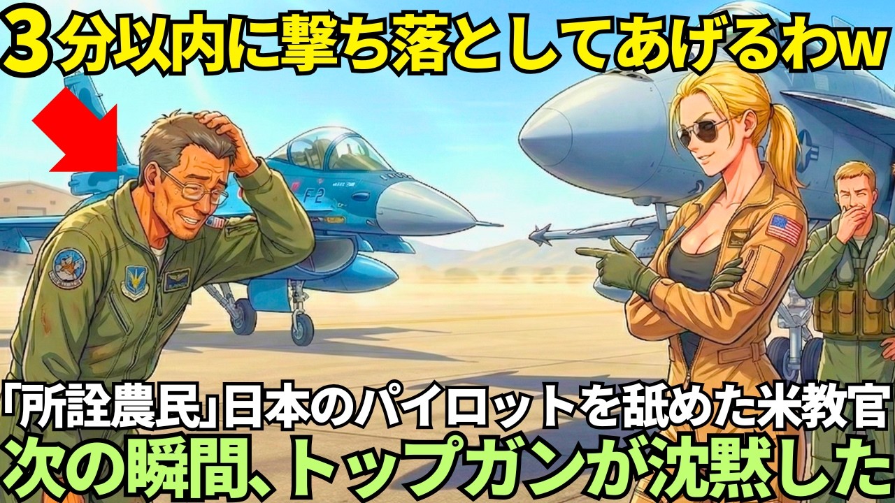 「観光客は帰んなｗ」F2を見下すトップガンで、日本人パイロットが“隠されたチカラ”を披露した結果【海外の反応】