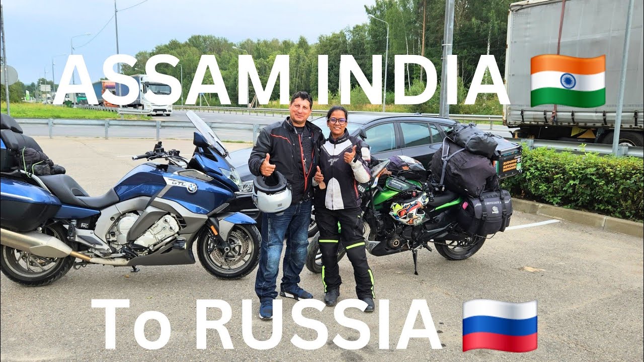 Cntry No 54 Assam INDIA to RUSSIA solo ride | Bike BREAKDOWN|  Europe to Russia border crossing | 