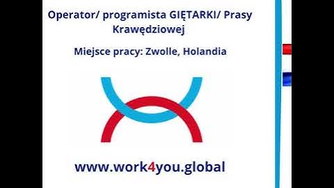 Operator/ programista GIĘTARKI/ Prasy Krawędziowej