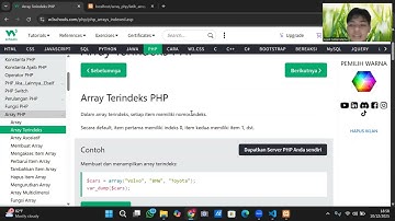 BELAJAR PHP DI W3SCHOOL-ARRAYS DAN JENIS-JENISNYA_MUHAMAD ASWAAD SATRIA PRATAMA_E1E124073