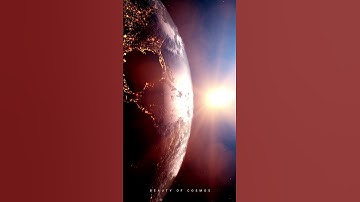 Sunrise from earth | #astronomy #space #planets #solarsystem #earth #sun