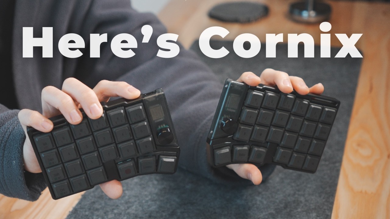 Cornix has arrived! Split keyboards are an essential work tool