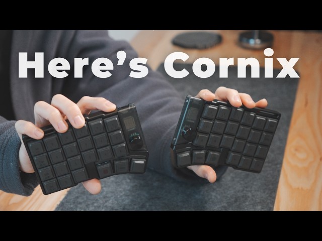 Cornix LP 多機能キーボード本体 ブラック Cornix LP 無線 分割キーボード アルミ筐体 Bluetooth対応 ロー
