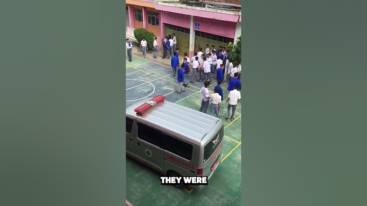 The Ambulance Arrived at School!😱