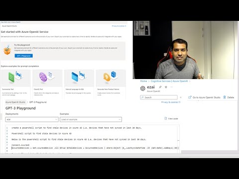 Exploring Chat GPT-3 via Microsoft Azure Open AI Studio