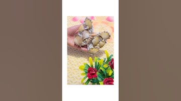 How to make wall decor using seashells😍#easy#diy#youtubeshorts @YouTube Butterfly#cardboardcraft