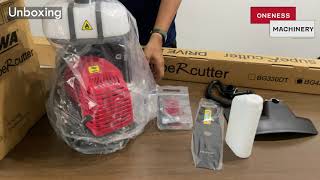 Unboxing Installation Guide Of Ogawa Brush Cutter Super Cutter Bg430Dt 43Cc 2 Stroke