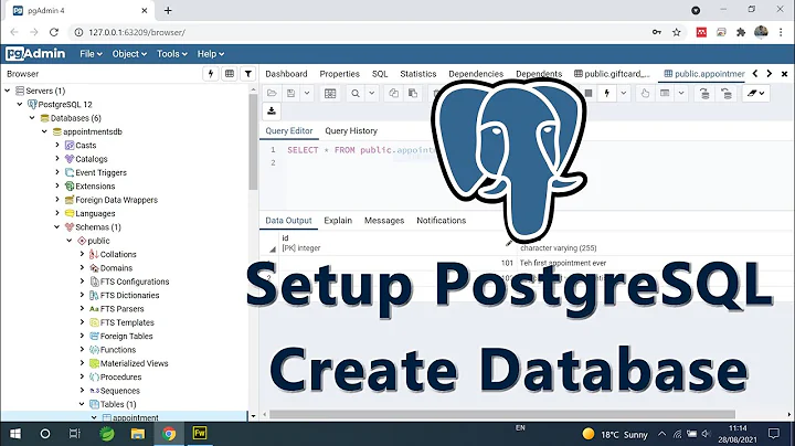 How to Setup PostgreSQL and Create Database in PostgreSQL for Beginners