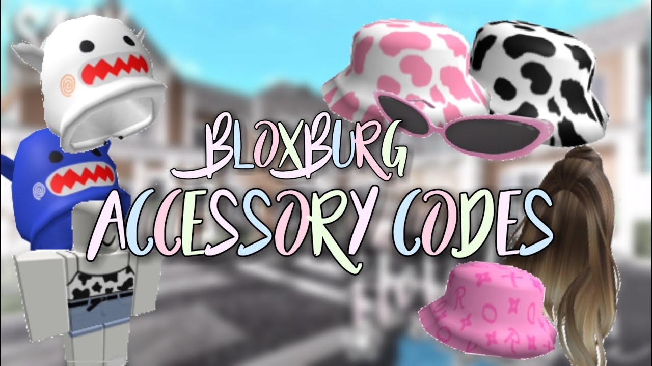 New Bloxburg Accessory Codes Youtube