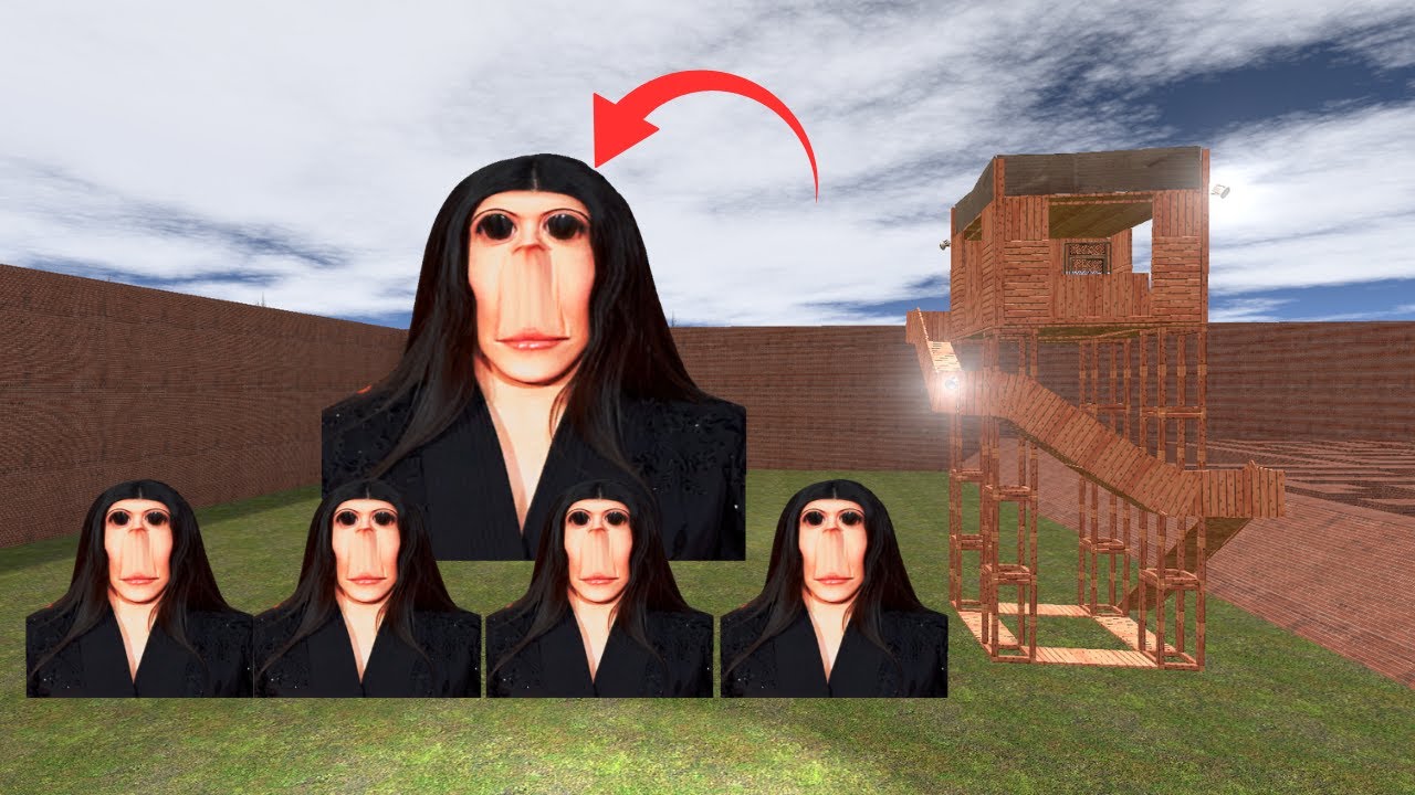 BIG ROSALIA VS ALL BOTS IN BIG MAZE 