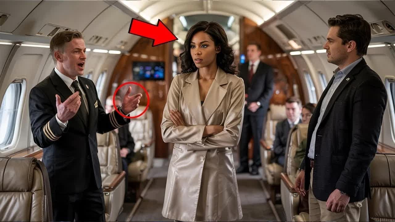 Pilot Tells Black Girl to Stop Pretending She’s Rich—Freezes When Her Name Appears on the Jet’s Si