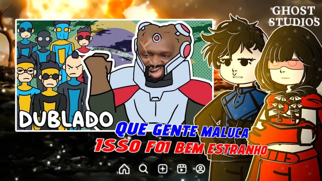 👊🩸👩Femvincible | React a | ♪ Variantes Rejeitadas do Invencível | FazDubz | #016