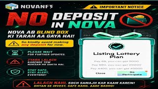 NO DIPOSIT AND FIRST WITHDRAWAL / NOVA NFT NEW UPDATE TODAY / #novanft #nodiposit #trending #viral 