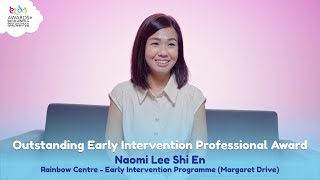ECDA Awards 2022 – Outstanding Early Intervention Professional: Naomi Lee Shi En