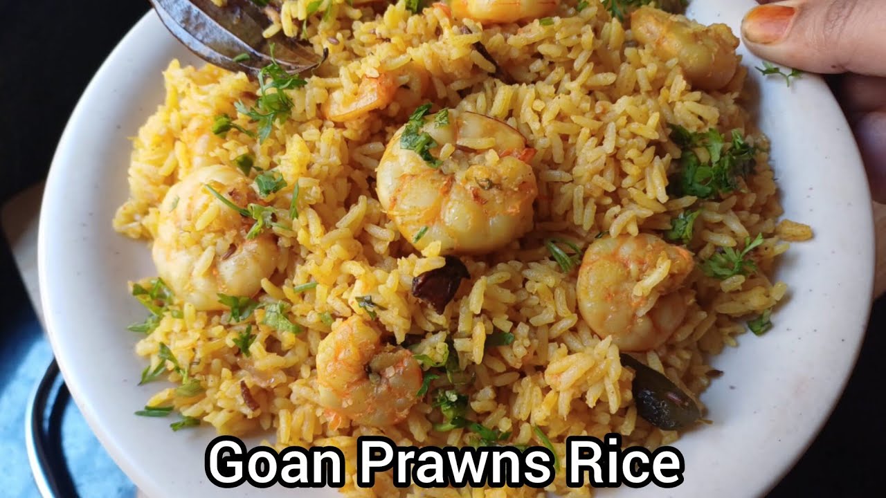 Goan Style Kolambi Bhaat | Prawns Pulav Recipe | Easy Seafood Rice 