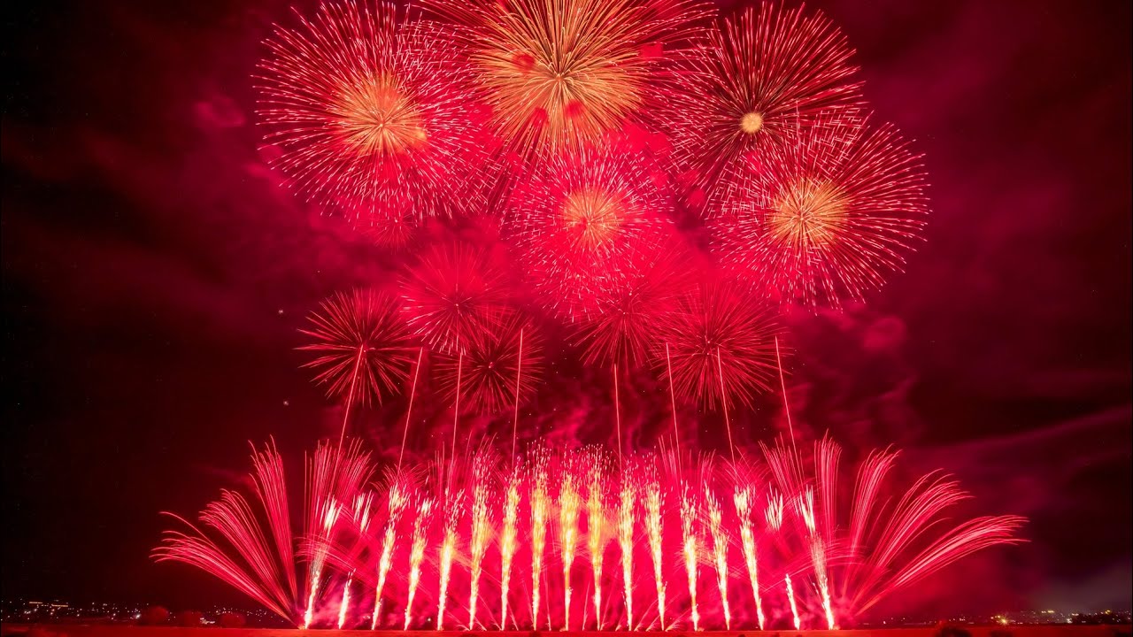 HDR] 2025 神明の花火 テーマファイヤー マルゴー Shinmei Fireworks