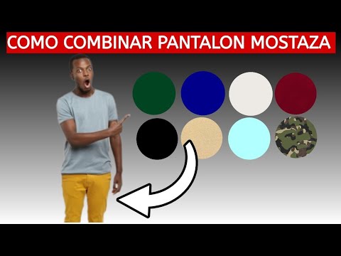 ➣ como COMBINAR pantalón MOSTAZA hombre ⬆️ (combinalo con estos colores)  pantalón KAKI ✓ - YouTube