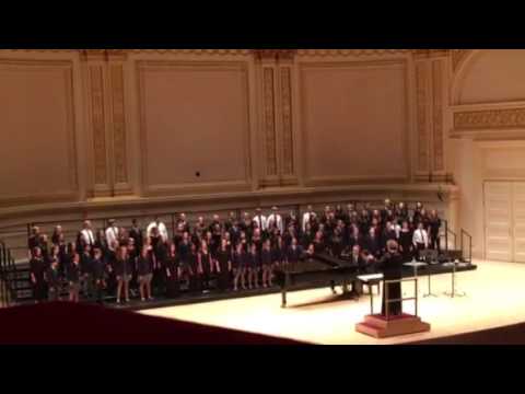 Mirman School Concert Singers at Carnegie Hall, Performing "Ain't Gonna Let Nobody Turn Me Around"