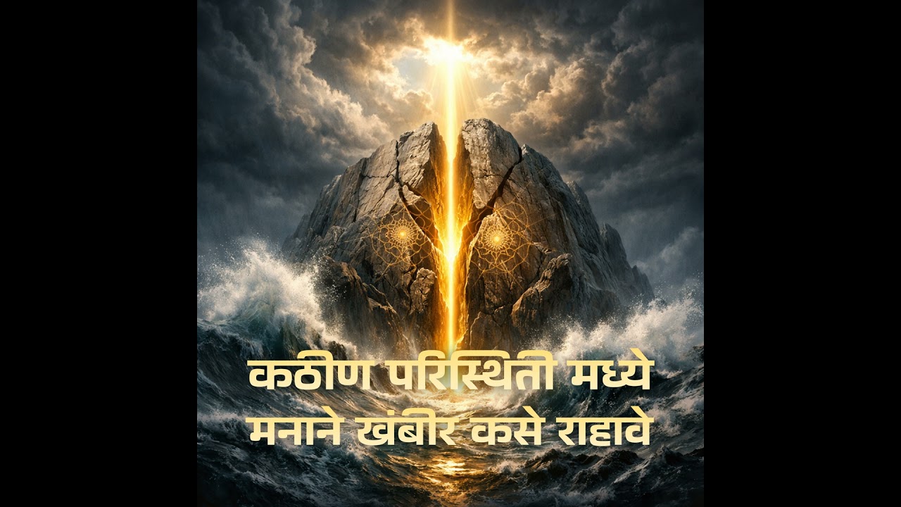 कठीण परिस्थिती मध्ये मनाने खंबीर कसे राहावे व परिस्थिती हाताळावी.