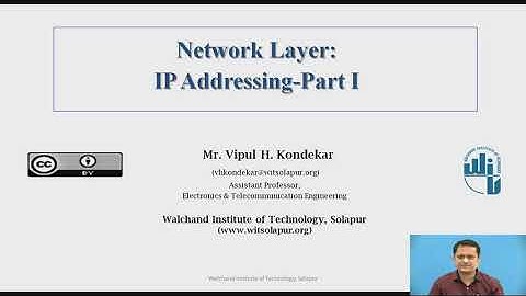 Network Layer IP Addressing PART I