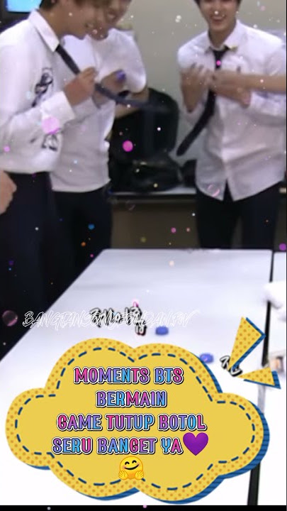 Game TUTUP BOTOL versi BTS #shorts #bts