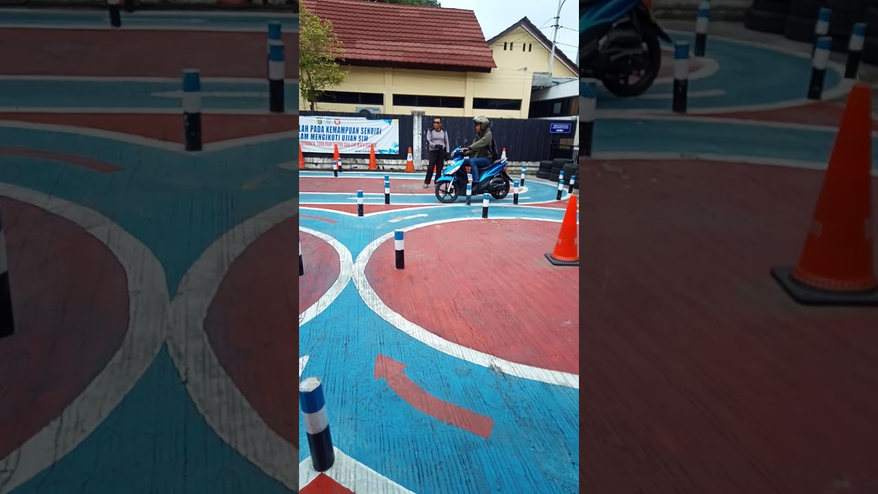  Ujian  praktek lapangan SIM  C  polres bekasi  kota YouTube