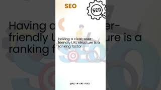 Having a clear, user-friendly URL structure is a ranking factor.