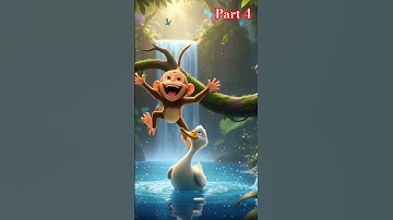 3D animation video monkey shorts Magic tricks | #3D #animation #shorts #monkey #gamers #feed #magic
