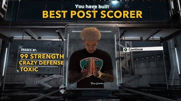 THE *NEW* BEST POST SCORER BUILD NBA 2K21 - 63 BADGES - BEST CHEESIEST BUILD FOR THE 1v1 COURT!