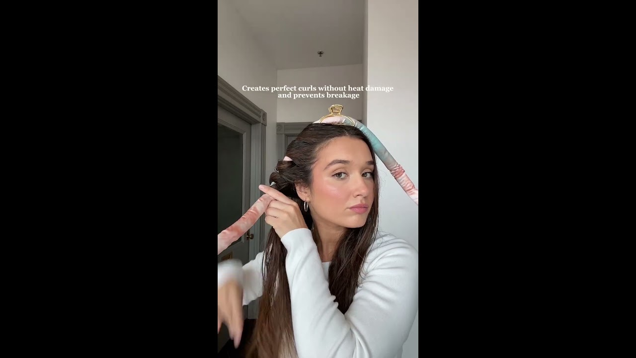 Beautiful Easy HEATLESS Curls Hairtutorial Hair Hairstyle Shorts Kitsch