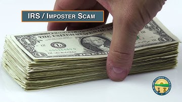 Consumer Video Tip: Beware of IRS Imposter Scams