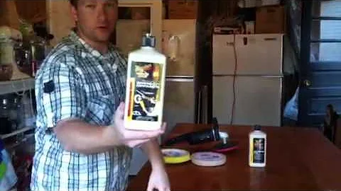 Buffing epoxy top part 1