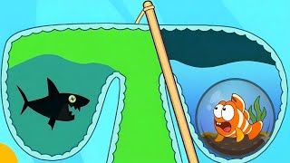 Save the fish / pull the pin updated level fish save game pull the pin android game /mobile game 666 screenshot 3