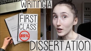 HOW I WROTE MY FIRST-CLASS DISSERTATION (BIOLOGY STUDENT) | MY EXAM SECRETS #002