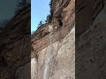 Priest Flies Up The Cliff Debra Damos Monastery Ethiopia
